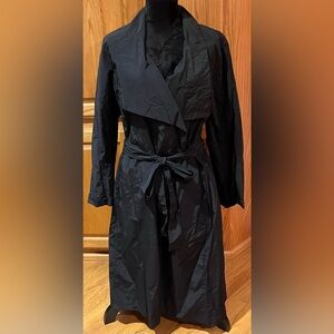 Eileen Fisher Black Trench Coat